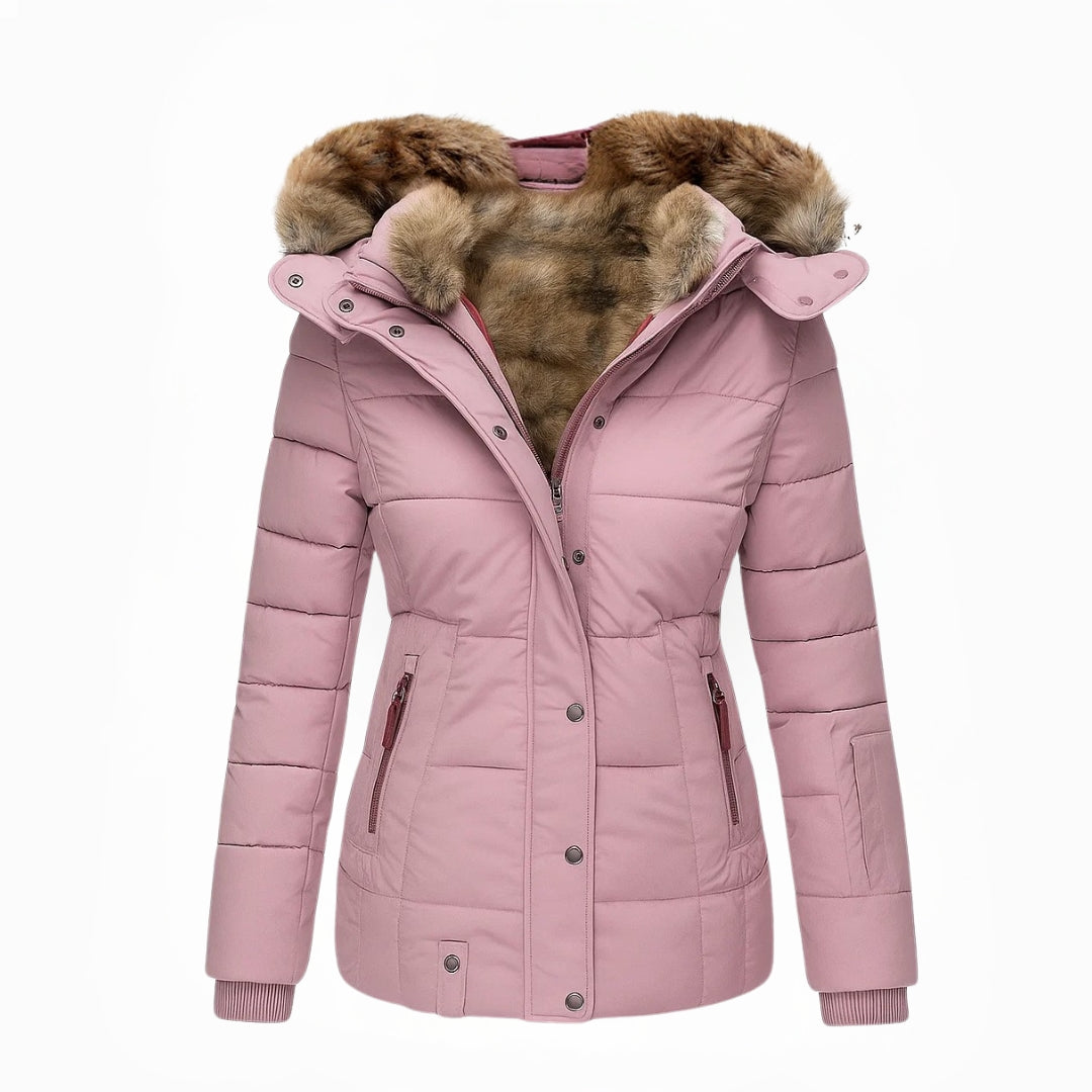 ANNA | FAUX FUR-LINED WINTER COAT