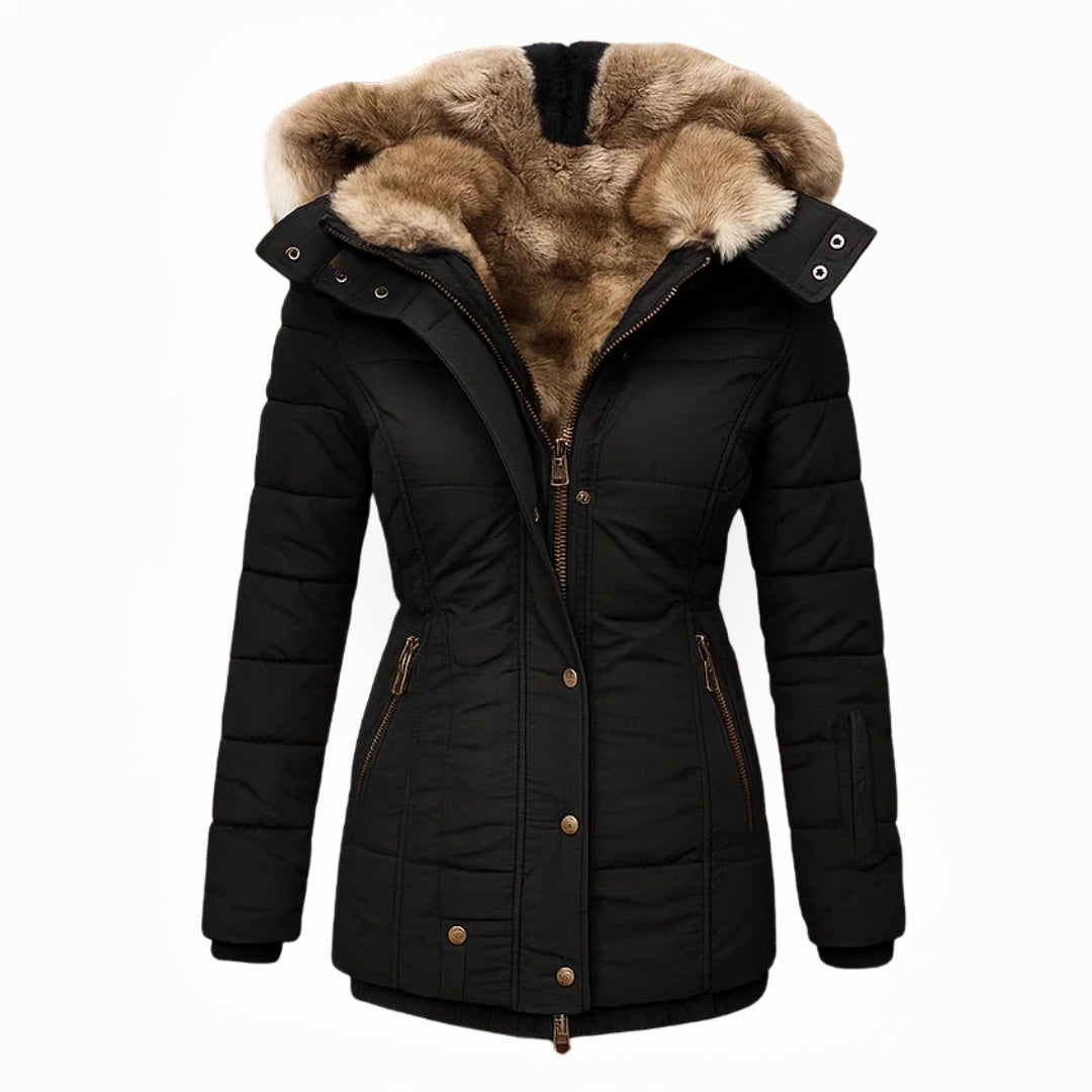 ANNA | FAUX FUR-LINED WINTER COAT