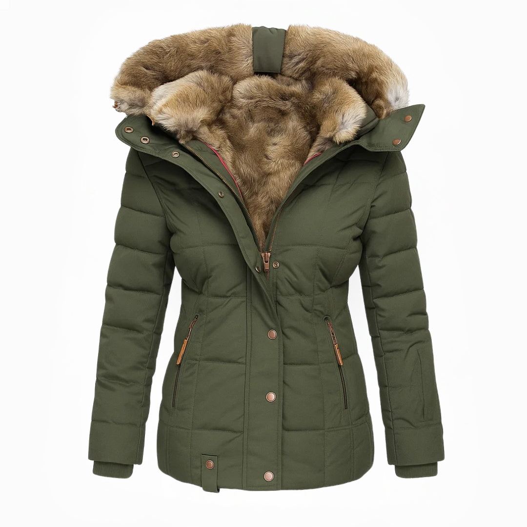 ANNA | FAUX FUR-LINED WINTER COAT