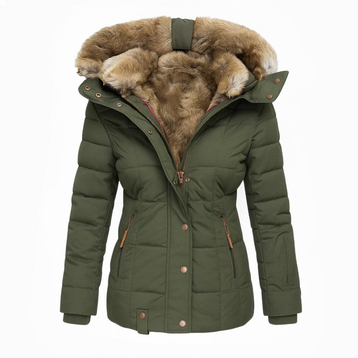 ANNA | FAUX FUR-LINED WINTER COAT