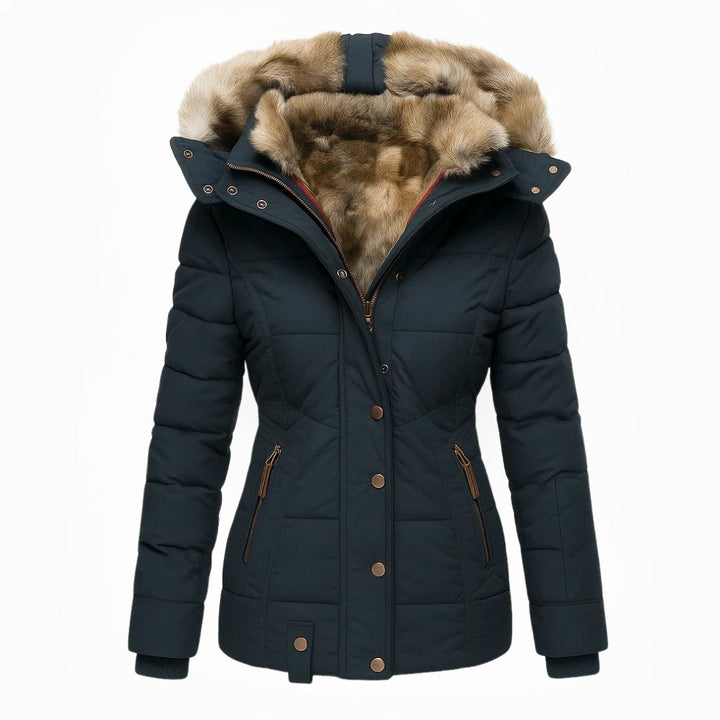 ANNA | FAUX FUR-LINED WINTER COAT