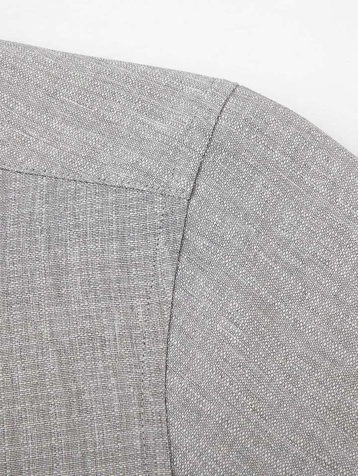Textured Long Sleeve Turtleneck Shirt