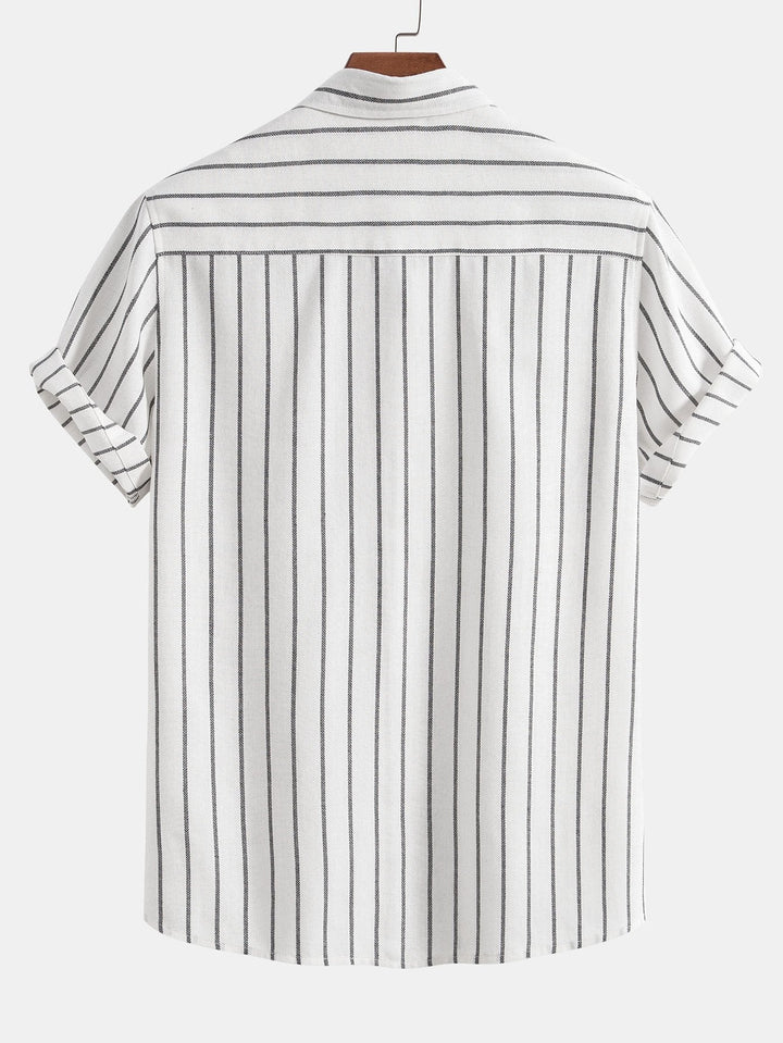Cotton Brot Strangement Butt Up Shirt